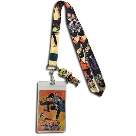 NARUTO & Sasuke Id Badge & Charm Lanyard 807100